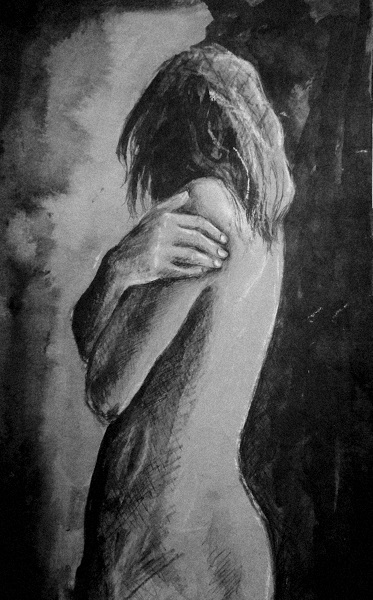 Discovery Tabitha Rayne nude painting black and white