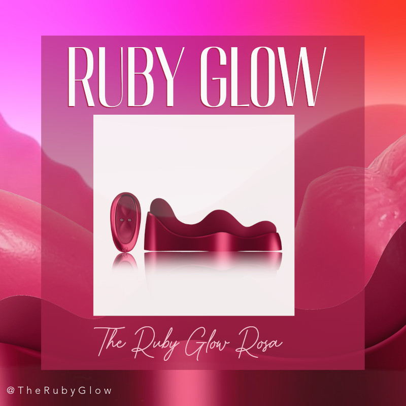 Ruby Glow Rosa sex toy ride on vibrator with cradle and remote control